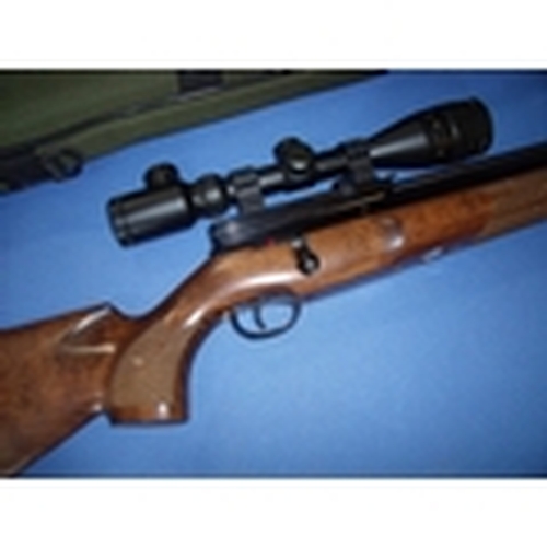 690 - Webley FX 2000 PCP .22 air rifle with multi-shot magazine, fitted with sound moderator and Nikko Sti... 