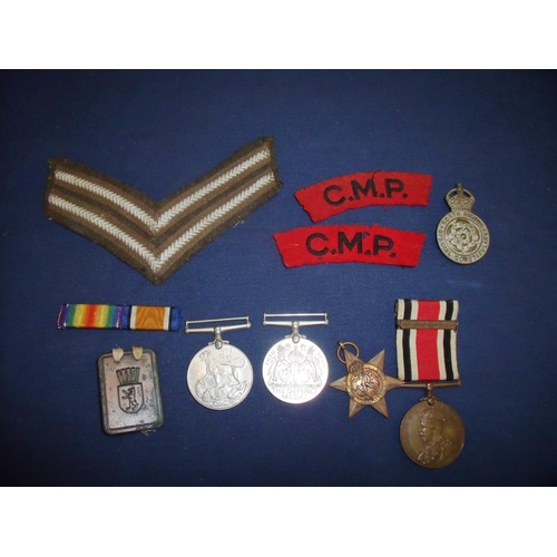 1 - 1939-45 Star, War & Defence Medal, George V Faithful Service Special Constabulary Medal awarded to J... 