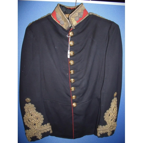 116 - Victorian Artillery officers dress tunic with elaborate braided detail and crowned Artillery buttons... 
