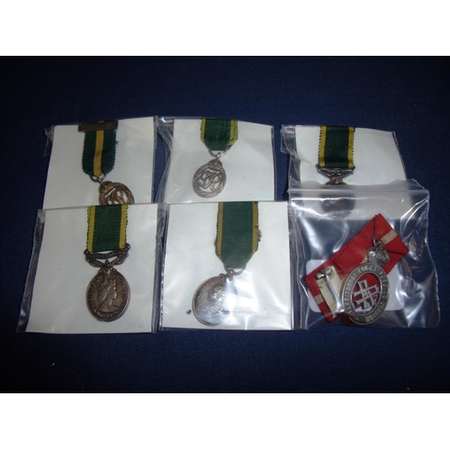 12 - Group of Territorial miniature medals including Territorial Force Nurse Service, GR V Officers, GR V... 