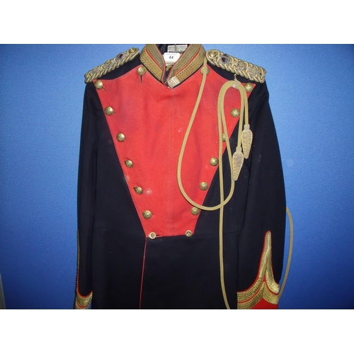 44 - Pre Great War 9th Lancers Colonels uniform tunic with label for Rogers & Company 8 New Burlington St... 