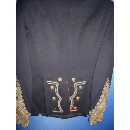 49 - Victorian Lieutenant Colonel Artillery officers tunic with braid work epaulettes and collar dogs