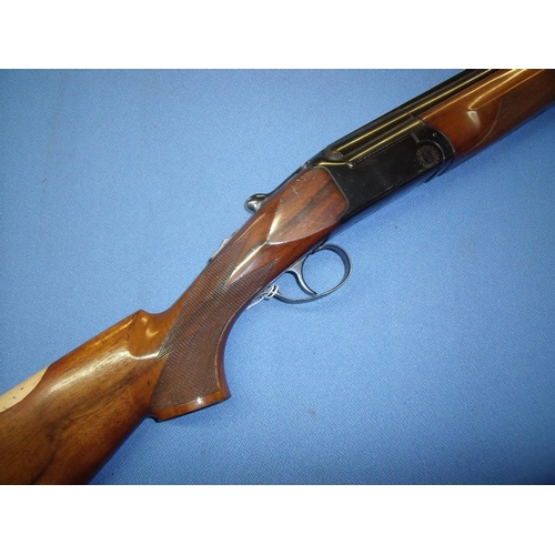 774 - Aramberri 12 bore over & under single trigger ejector shotgun with 30 inch barrels, choke full & 1/2... 