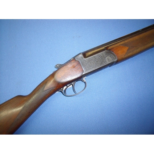 778 - Lincoln Acciaio Vicars 12 bore over & under shotgun with 26 inch barrels and 14 1/4 inch straight th... 