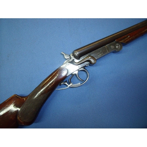 791 - El Faisan Spanish .410 side by side folding action side lever opening shotgun with 27 1/2 inch barre... 