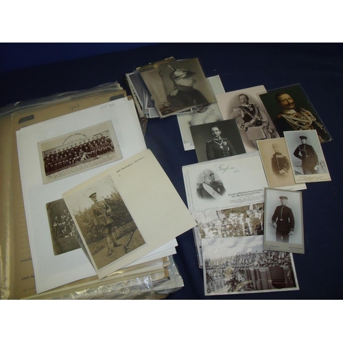 83 - Military historian collection of various ephemera, photographic prints and paper cuttings relating t... 