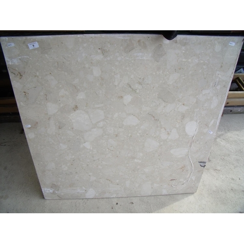 9 - Large square piece of marble