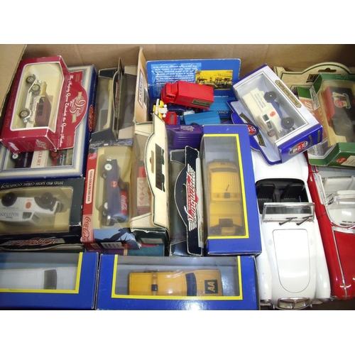 23 - Box of various die-cast collectors vehicles, cars, trucks etc