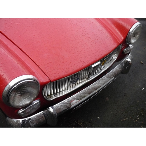 130 - 1967 MG Midget with original 1275cc engine with hard and soft top with part service history, various... 