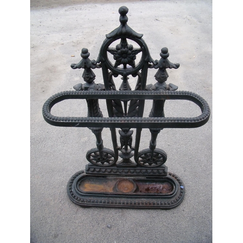 14 - Cast metal Victorian style stick stand
