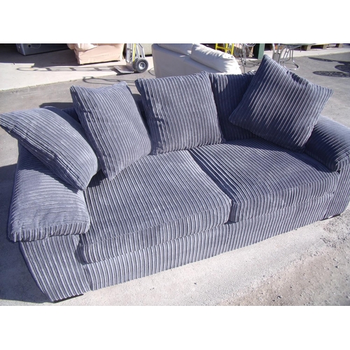 386 - Nearly new large two seat sofa (width 215cm)
