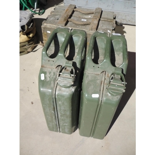 109 - Two Jerry cans, both of 20 litres
