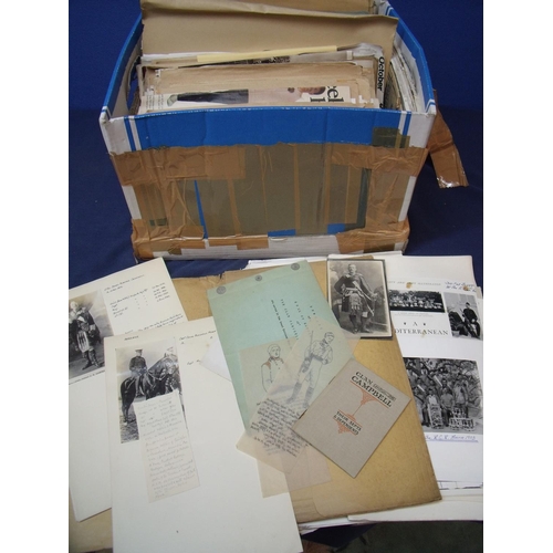 47 - Box containing a large amount of military/historians archives (DP&G Military Publishers) relating to... 