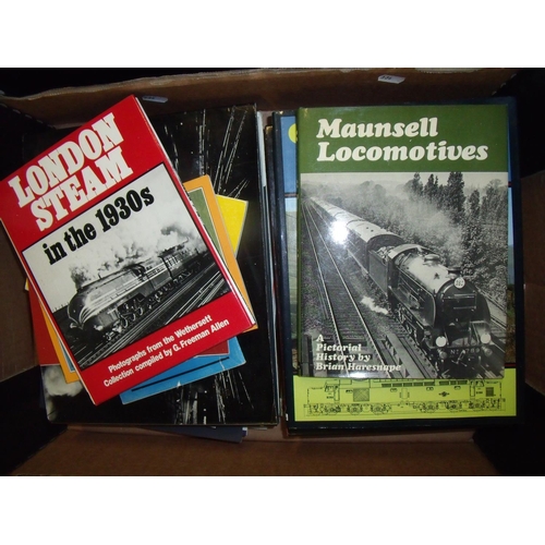 38 - Box of various railway related books, booklets etc