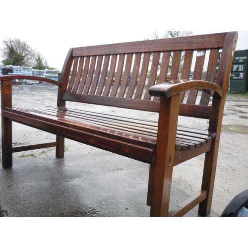 2 - Oak garden bench