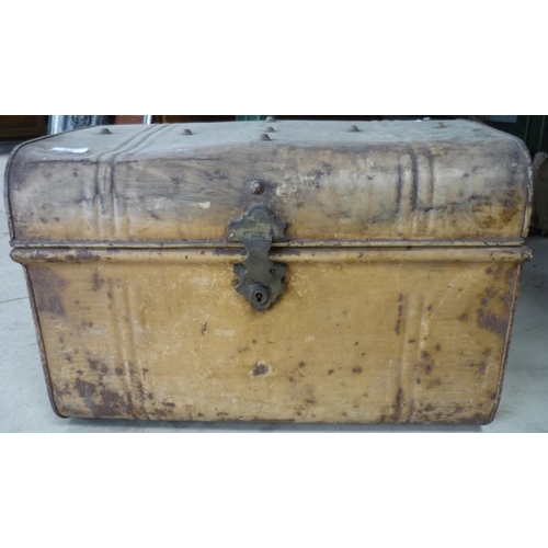 32 - Small metal chest