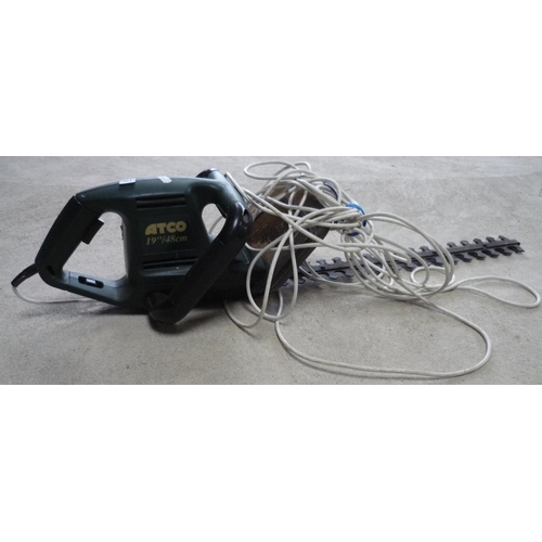 55 - Atco 19 inch electric hedge trimmer
