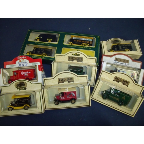 104 - Twenty two boxed diecast vehicle sets, mostly commercial vehicles including Days Gone and Ringtons T... 