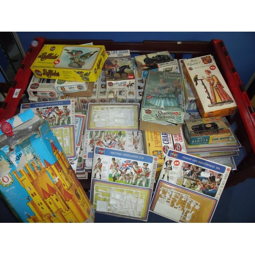 226 - Box containing extremely large quantity of mostly Airfix unmade models of various series including N... 