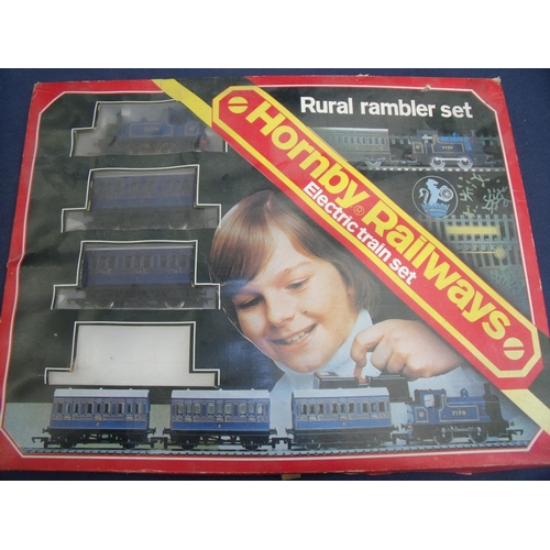 273 - Boxed Hornby OO gauge Rural Rambler Set (engine and carriages only), large selection of rolling stoc... 