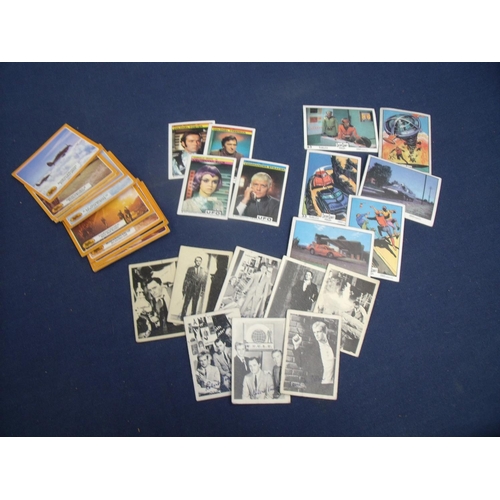 334 - Collection of Battle of Britain collectors cards, The Man from Uncle cards including various signed ... 