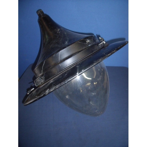 6 - Hoddesdon D.W.Windsor No 0064 large hanging centre light with glass shade