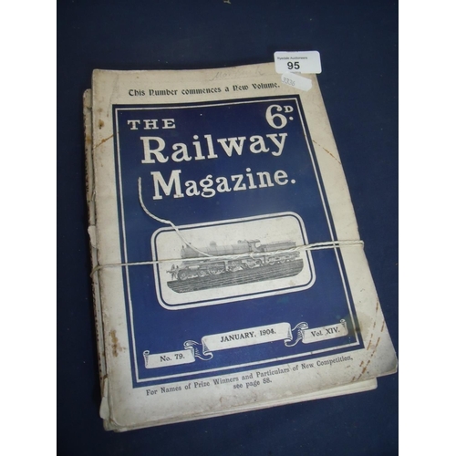 95 - Collection of railway magazines dating from the early 1900s