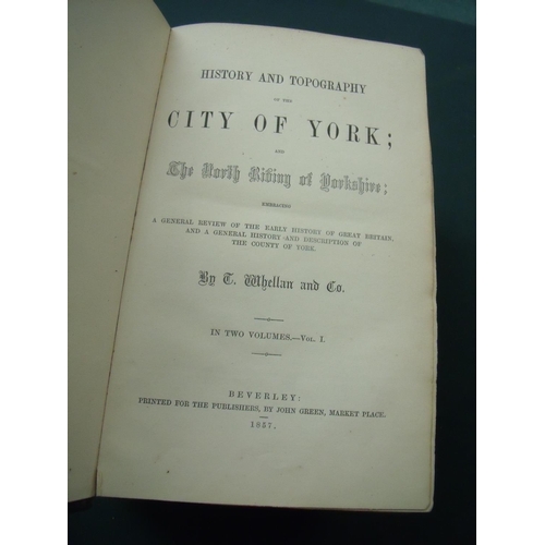 144 - 'A History and Topography of the City of York and the North Riding of Yorkshire' by Whellan and Co, ... 