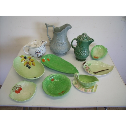 23 - Selection of Carlton Ware, Beswick Ware salad pattern bowls etc, also a teapot, Worcester coffee pot... 
