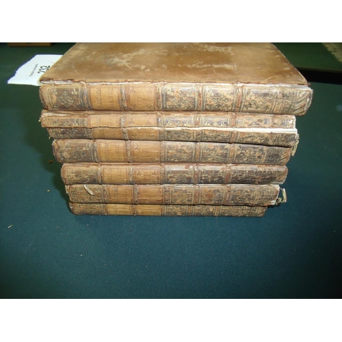 232 - Six copies of 'The Life and Opinions of Tristram Shandy Gentlemen' from 1772