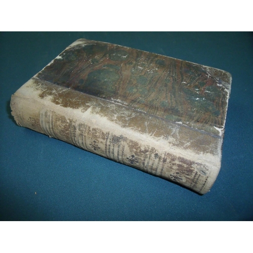 235 - Copy of 'The Posthumous Papers of the Pickwick Club' by Charles Dickens dated 1847, in marbled effec... 