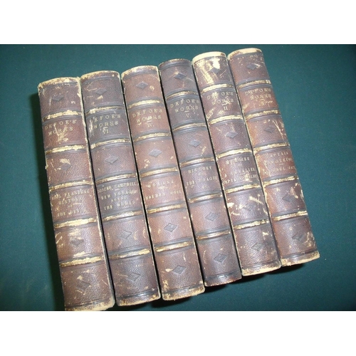 237 - Six copies of 'The Novels and Miscellaneous works of Daniel de Foe'