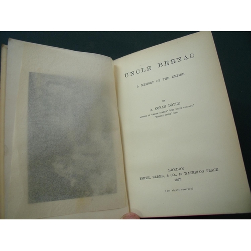 240 - Copy of 'Uncle Bernac A Memory of the Empire' by Arthur Conan Doyle dated 1897