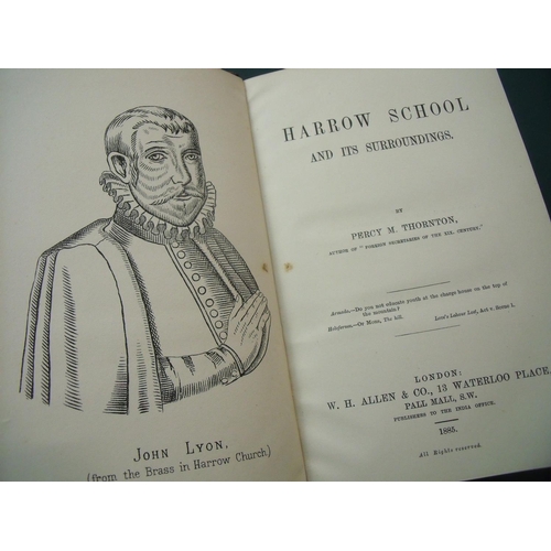 246 - Sundry collection of four books including 'Harrow's School and it's surroudings', 'George Crookshank... 