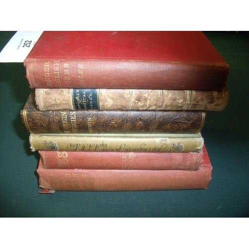 252 - Sundry collection of books including 'The Story of the Highland Regiments' by Frederick Watson, 'Mis... 