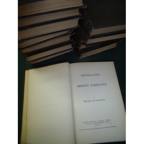 254 - Thirteen volumes of 'Selections Grave and Gay' by De Quincey