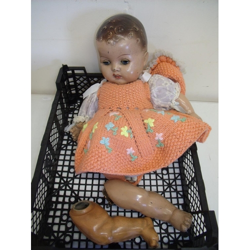 28 - Vintage crying doll