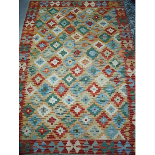 368 - Vegetable dye wool Chobi Kelim rug (151cm x 104cm)