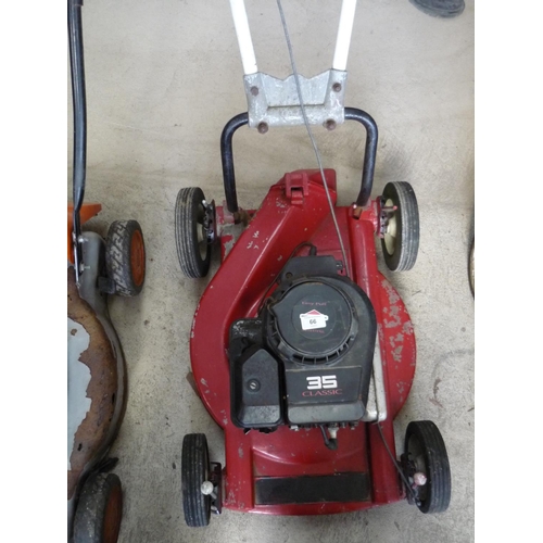 48 - 35 Classic petrol mower with a Briggs and Straten engine