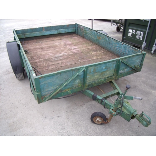 159 - Large single axle trailer