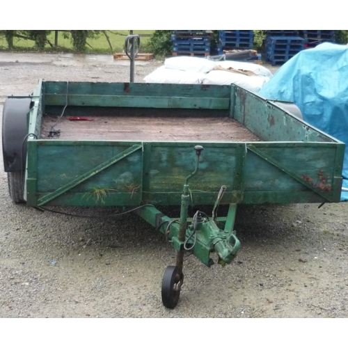 159 - Large single axle trailer