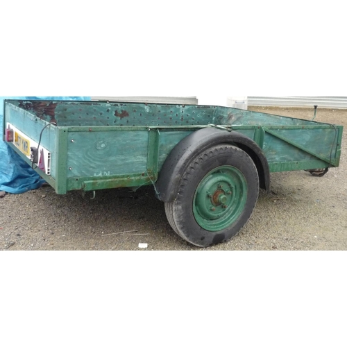 159 - Large single axle trailer