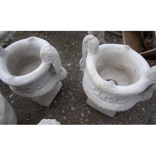 108 - Large decorative two handled urn (2)