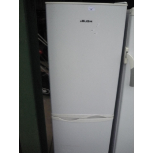 74 - Bush fridge freezer