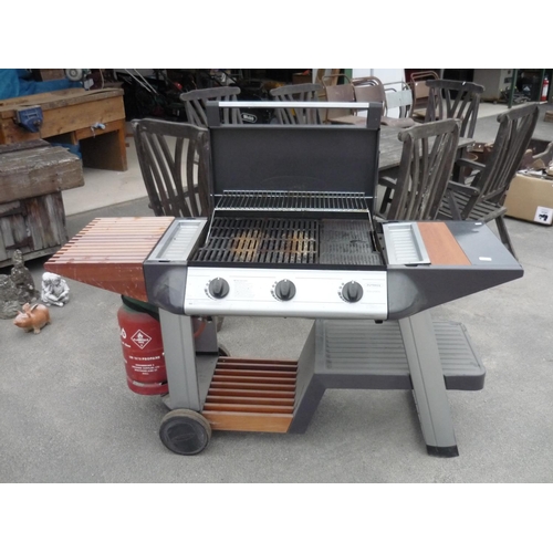 81 - Extremely large outdoor Propane gas outback barbeque