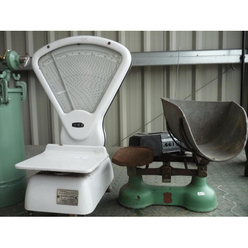 9 - Two scales, one CWS Manufacture and one Co-operative Wholesale Society Makers