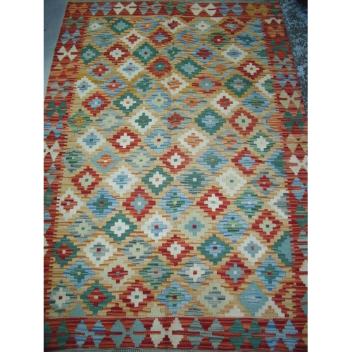 295 - Vegetable dye wool Chobi Kelim rug (151cm x 104cm)