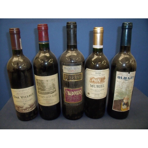 66 - Ten sealed bottles of various wine, mostly red wine, including 1955 Grand Vin de Bourgogne Nuits Sai... 