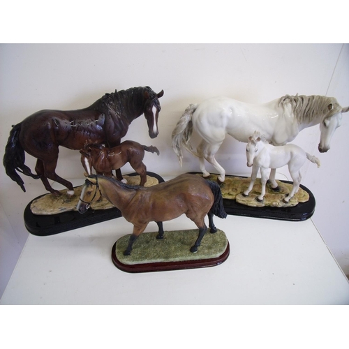 31 - Three large figures of horses