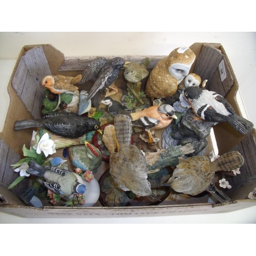 34 - Selection of various assorted decorative figures of birds